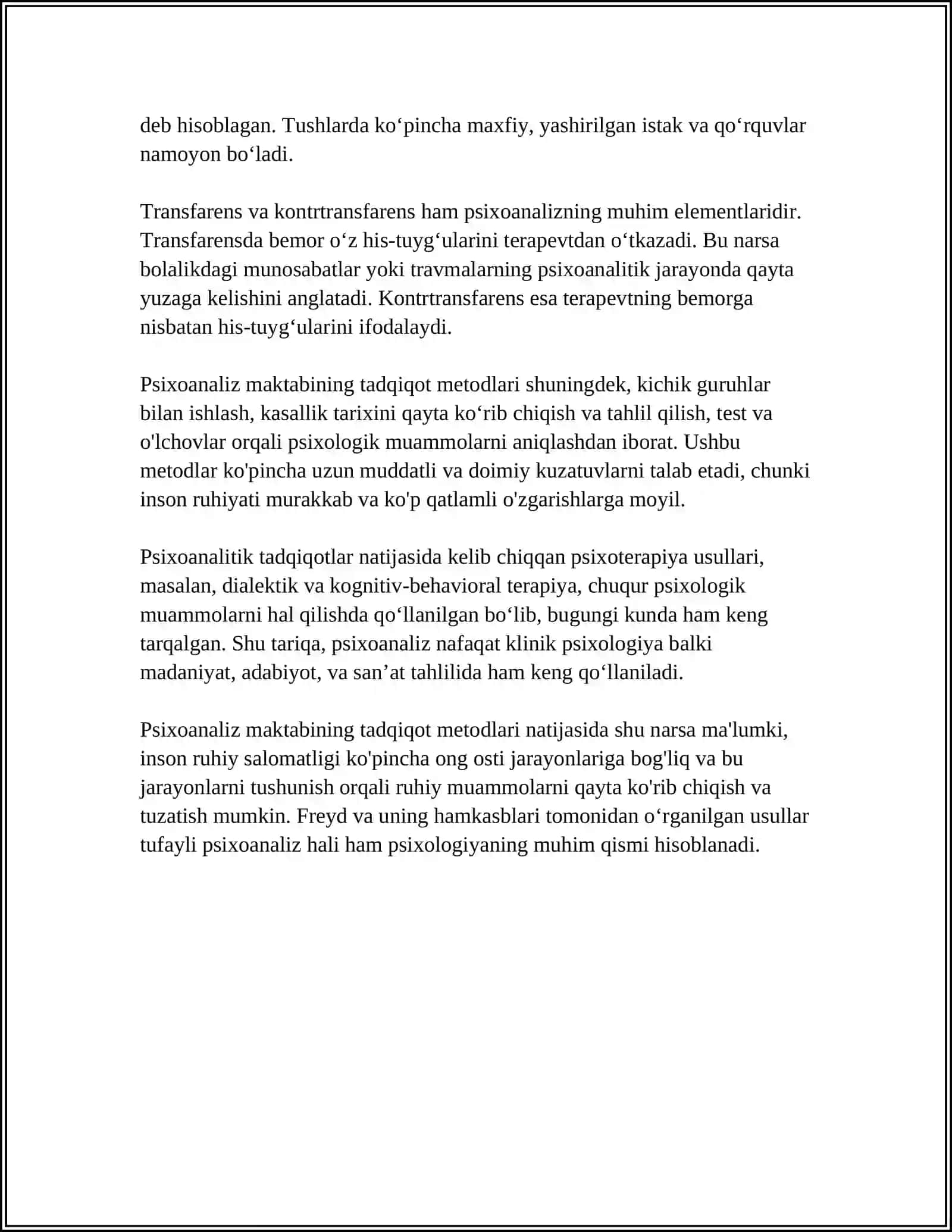 Psixologiya maktablari. Psixologiyaning tadqiqot metodlari 4