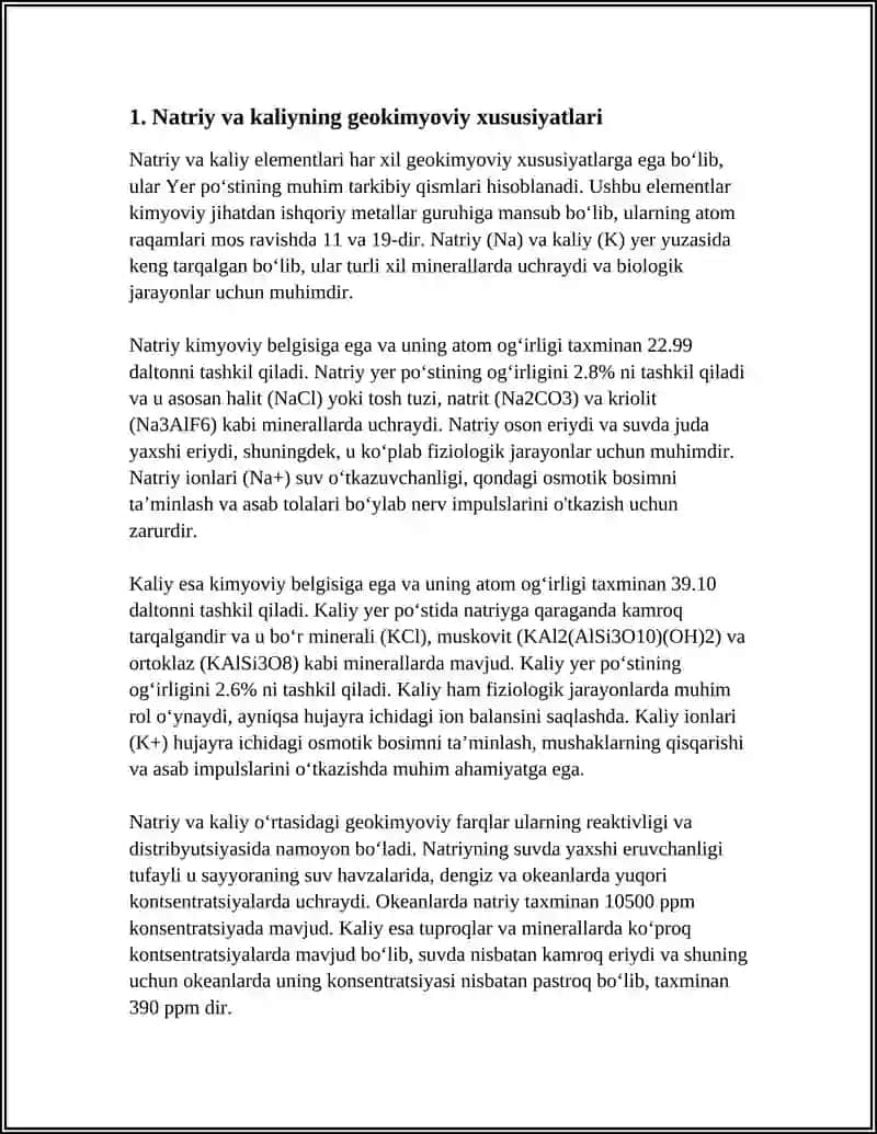 NATRIY VA KALIY GEOKIMYOSI,MINERALLARI 4