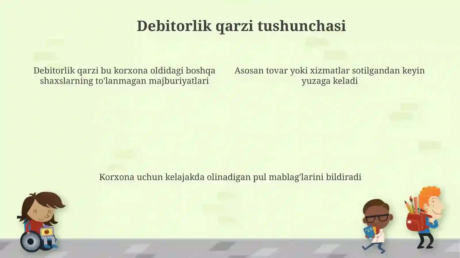 Debitorlik va kreditorlik qarzlari 4