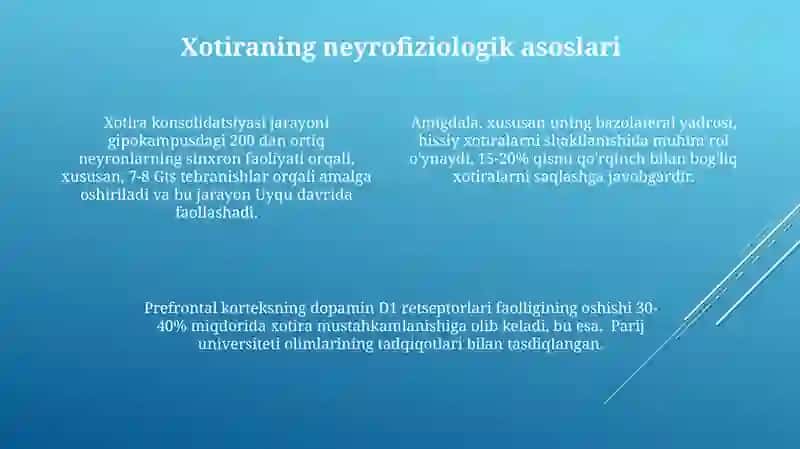 XOTIRA HAQIDA TUSHUNCHA VA UNING NERV-FIZIALOGIK ASOSI 4