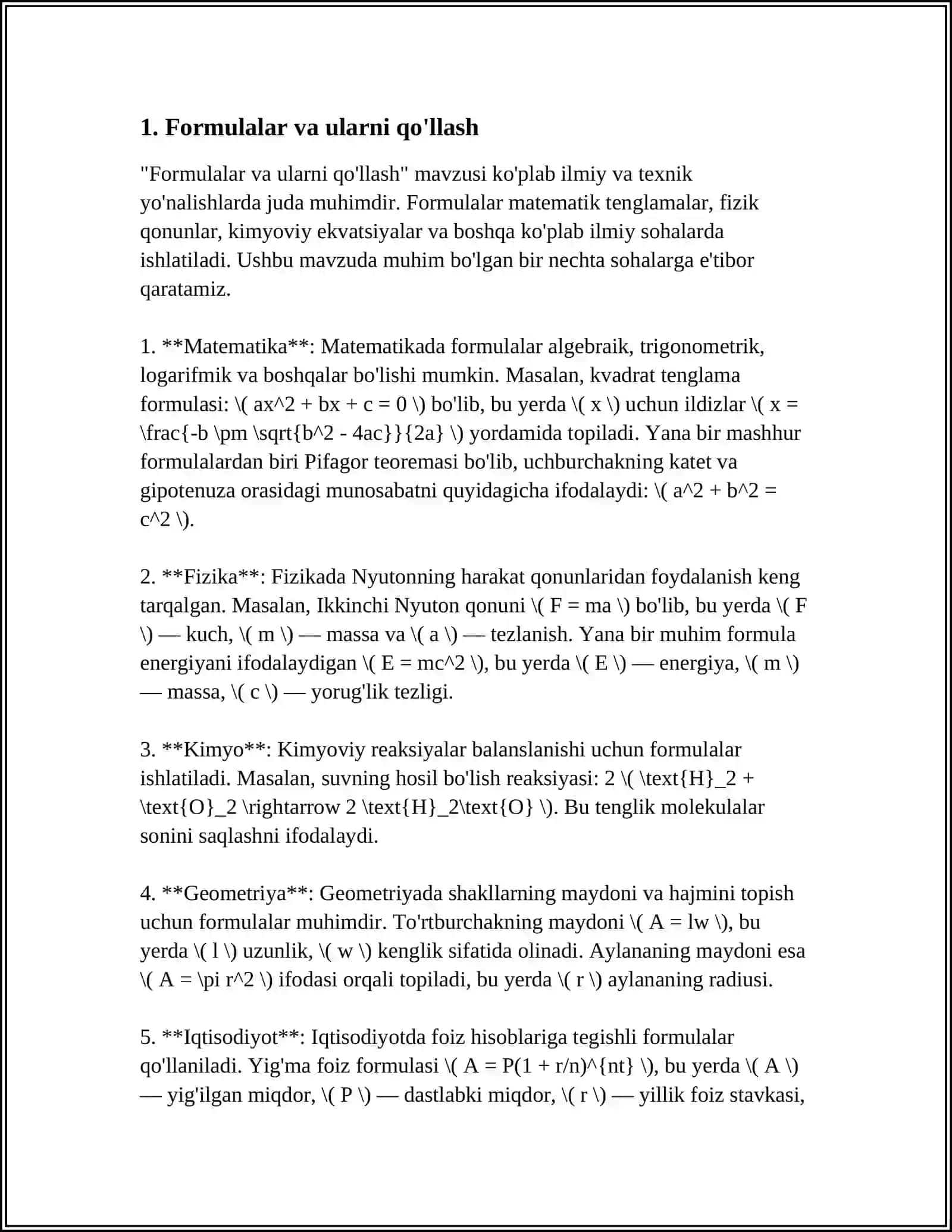 MICRSOFT EXCEL JADVAL MEHARRIRINING KENG IMKONIYATLARIDAN FOYDALANISH 4