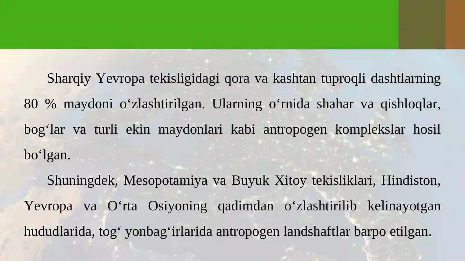 Antropogen tabiat komplekslari 4