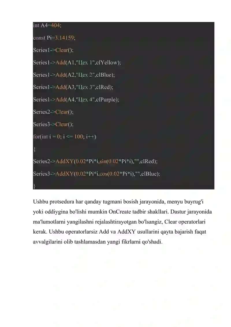 Borland C++ Builderda CheckBox, RadioGroup, ComboBox va ListBox kompenentlaridan foydalanib dastur tuzish 4