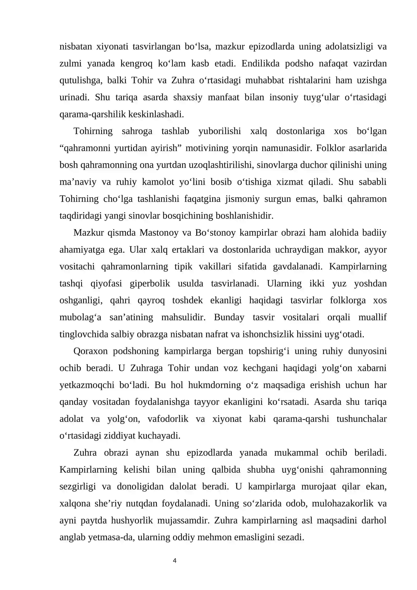 Tohir va Zuhra 4