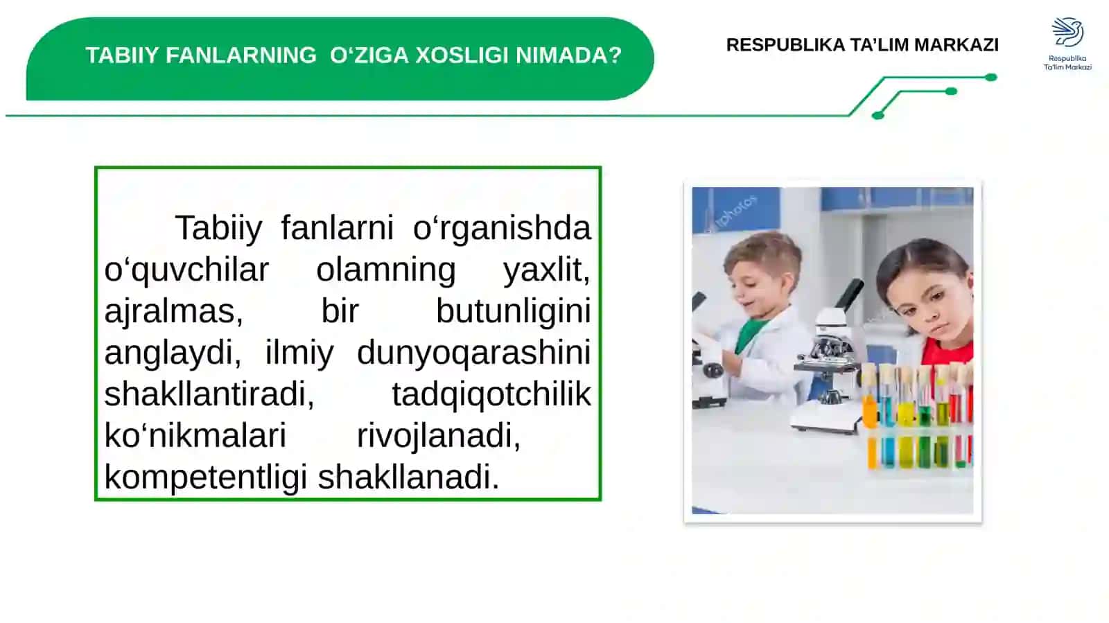 1-4 SINFLAR TABIIY FANLAR PREDMETINI O‘QITISHNING METODIK XUSUSIYATLARI 4