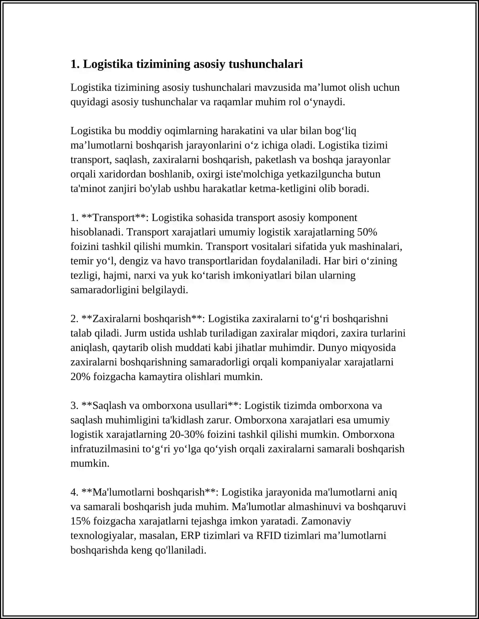 LOGISTIK TIZIM KONSEPSIYASINING NAZARIY ASOSLARI 4