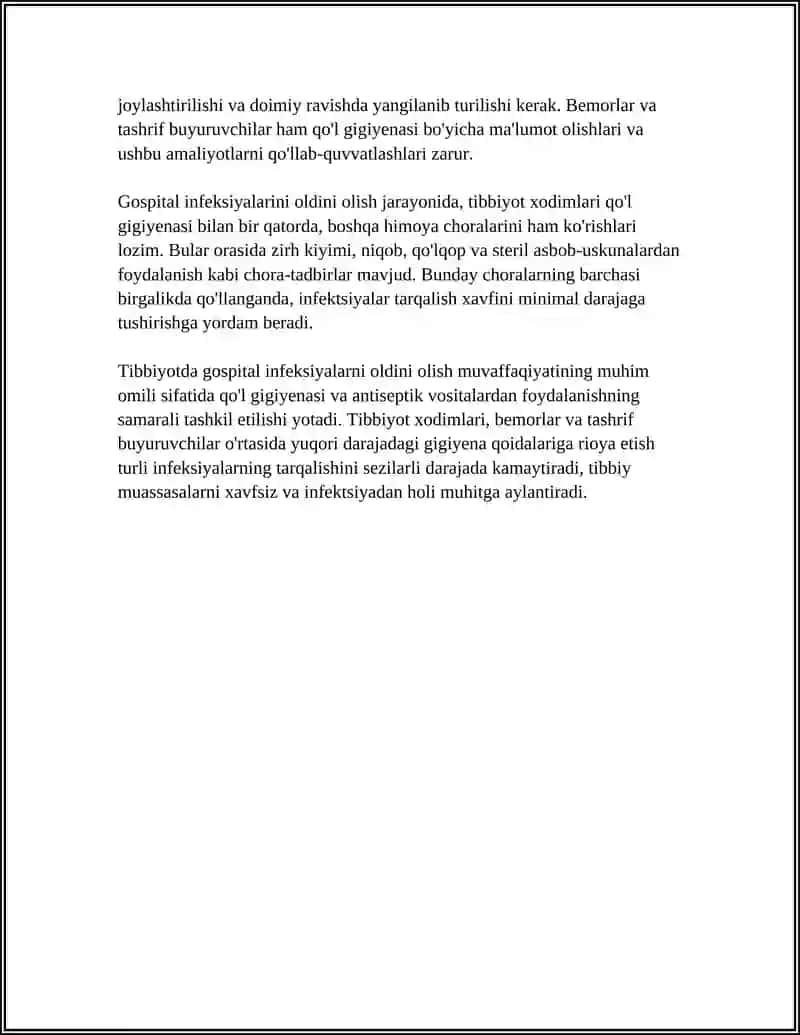 TIBBIYOTDA GOSPITALIK TURLI INFEKSIYALAR OLDINI OLISH 4