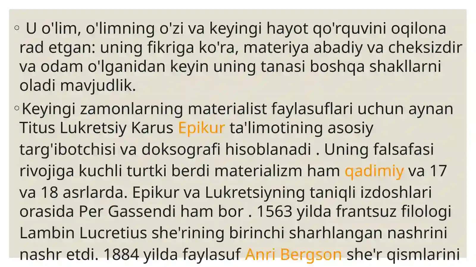 inson evalutsiyasi va old tarixtayyorladi:x.nozimatekshirdi:n.shoiramavzu:lukritskiy kar 4