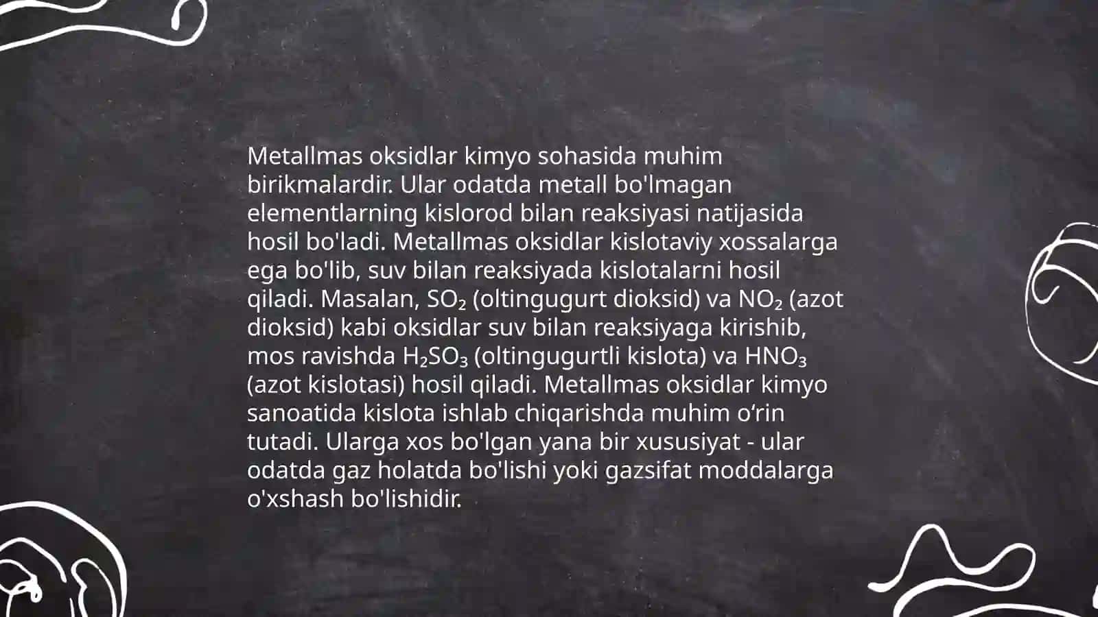 Metallar va metallmaslar oksidlarining sintezi 4