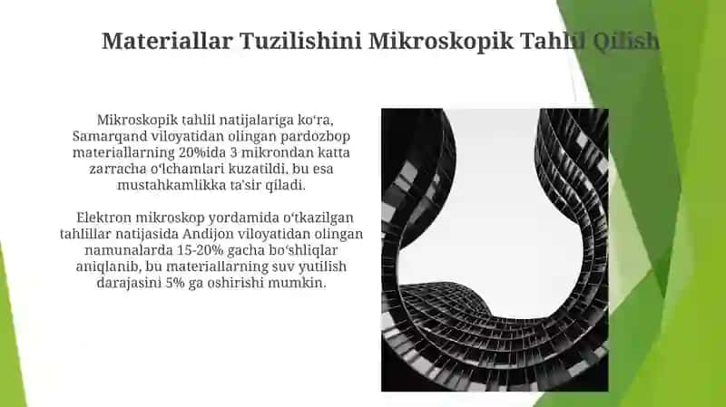 Pardozbop Qurilish Materiallarining Chidamliligini Aniqlash Usullari 4