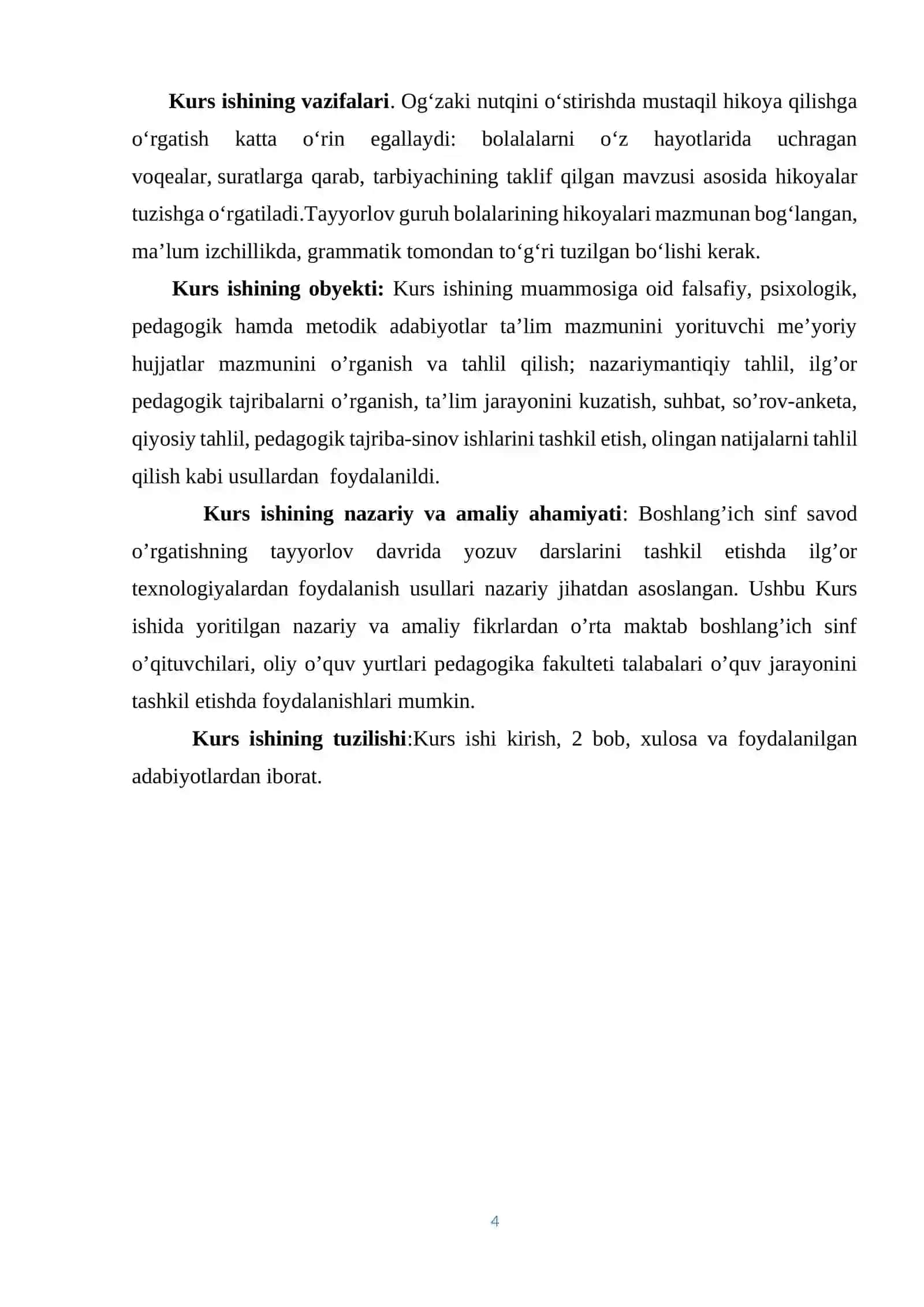 SAVOD O`RGATISH DARSLARIDA O`QUVCHILARNING MUSTAQIL ISHLARINI TASHKIL ETISH 4