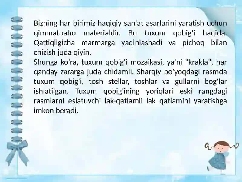 Tuxum Po’chog’idan 4