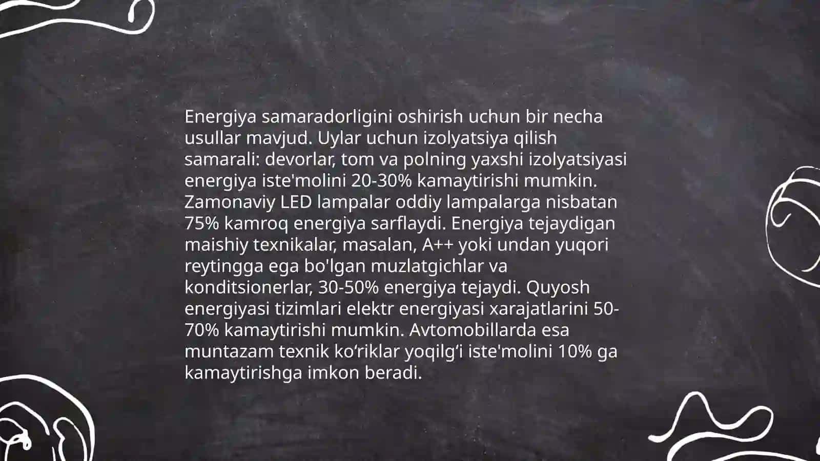 Elektr tarmoqlarida energiyani tejash 4