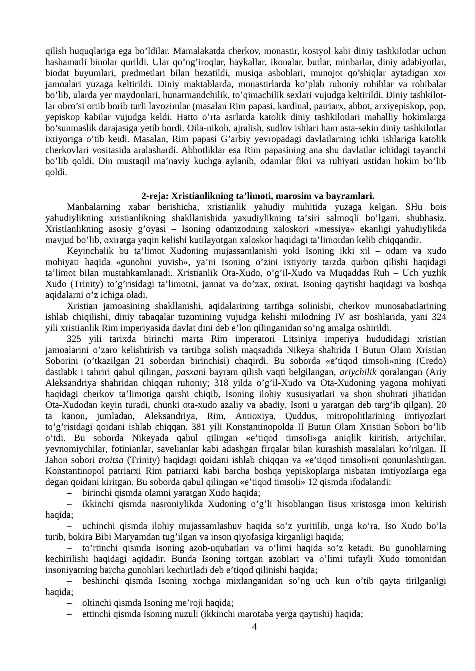 4 XRISTIAN DINI TARIXI VA ASOSIY G‘OYALARI 4