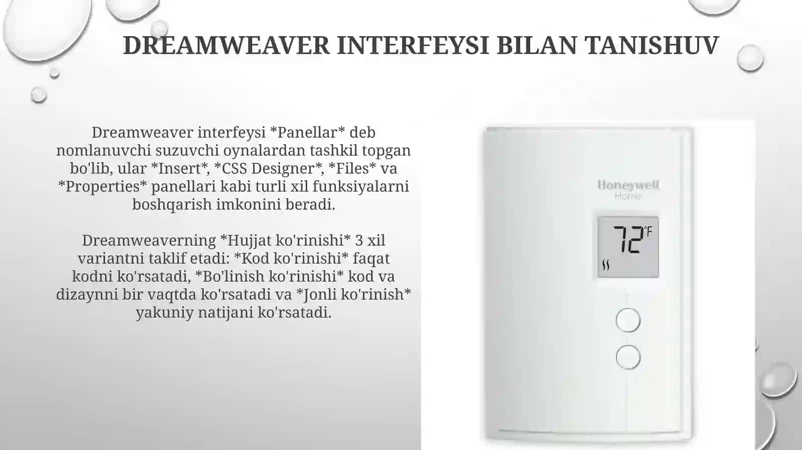 Dreamweaver'da elektron qo'llanmalarni yaratish 4