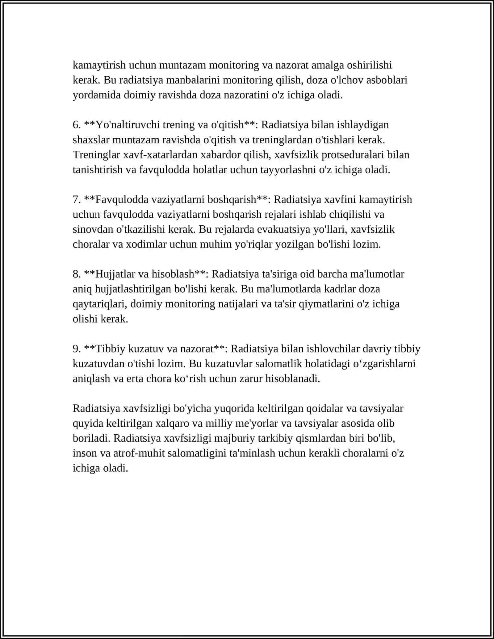 DAVOLASH-PROFILAKTIKA MUASSASALARIDA IONLANTIRUVCHI NURLANISH MANBALARI FOYDALANISHDAGI GIGIYENIK TALABLAR 4