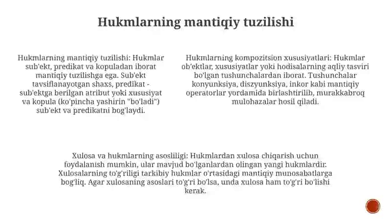 Hukm Tafakkur Shakli Sifatida 4