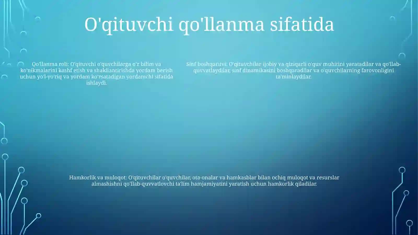 Zamonaviy Tarbiyachining Funksional Vazifalari 4