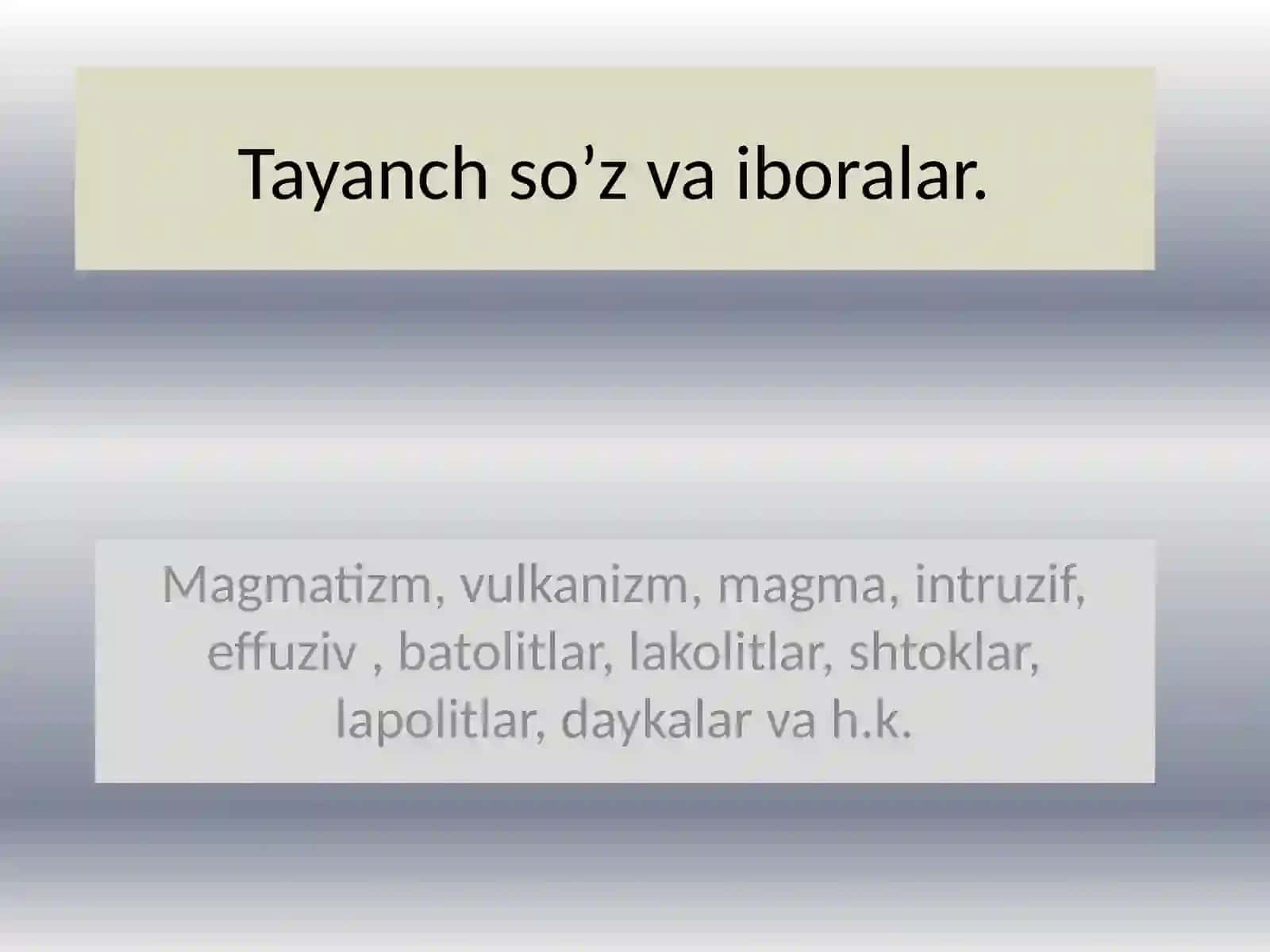 MAGMATIZM JARAYONI 4