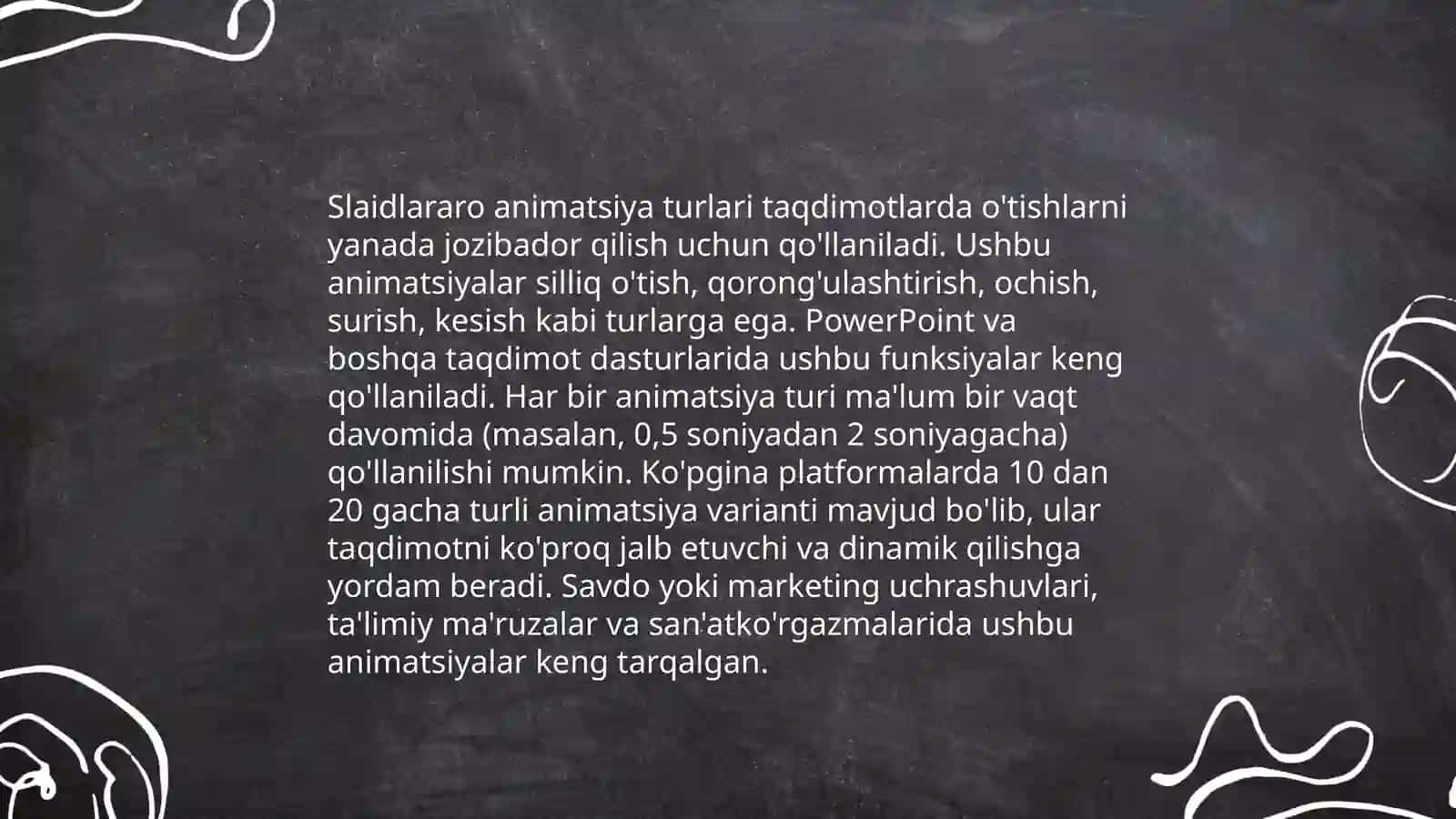 Animatsiya effektlari ta'limi 4