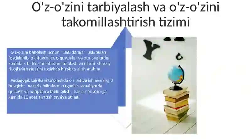 Pedagogik tajriba to'plash tizimi 4