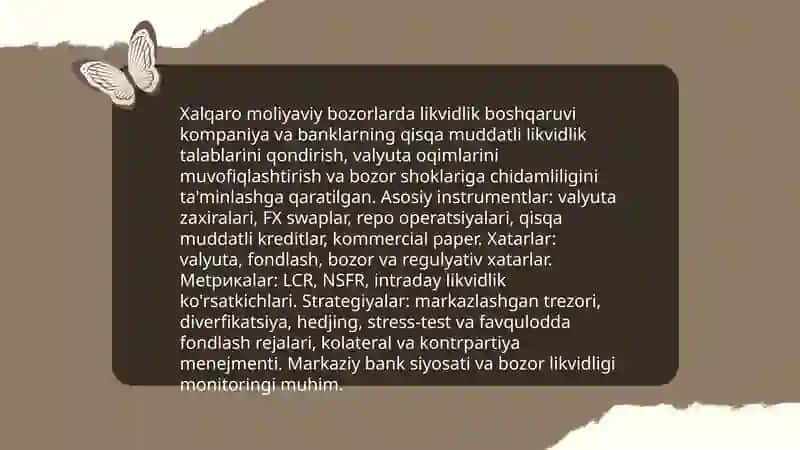 Global moliyaviy boshqaruv: asosiy tamoyillar va strategiyalar 4
