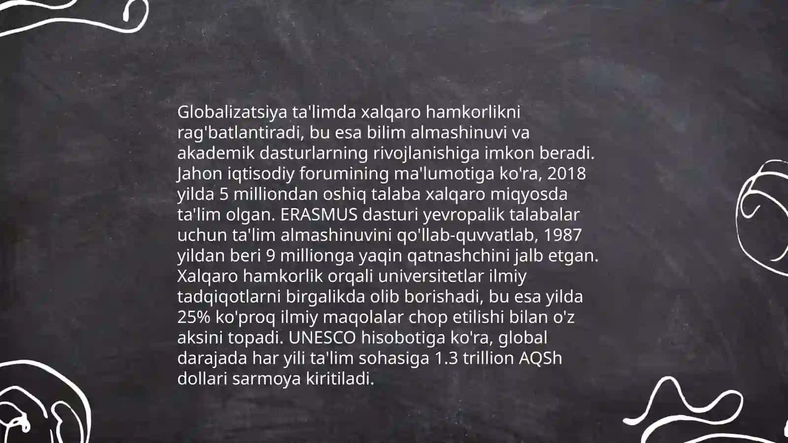 XX asr jahon ta’lim tizimidagi global tendensiyalar 4