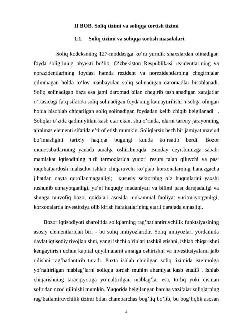 Soliq tizimi va soliqqa tortish tizimi 4