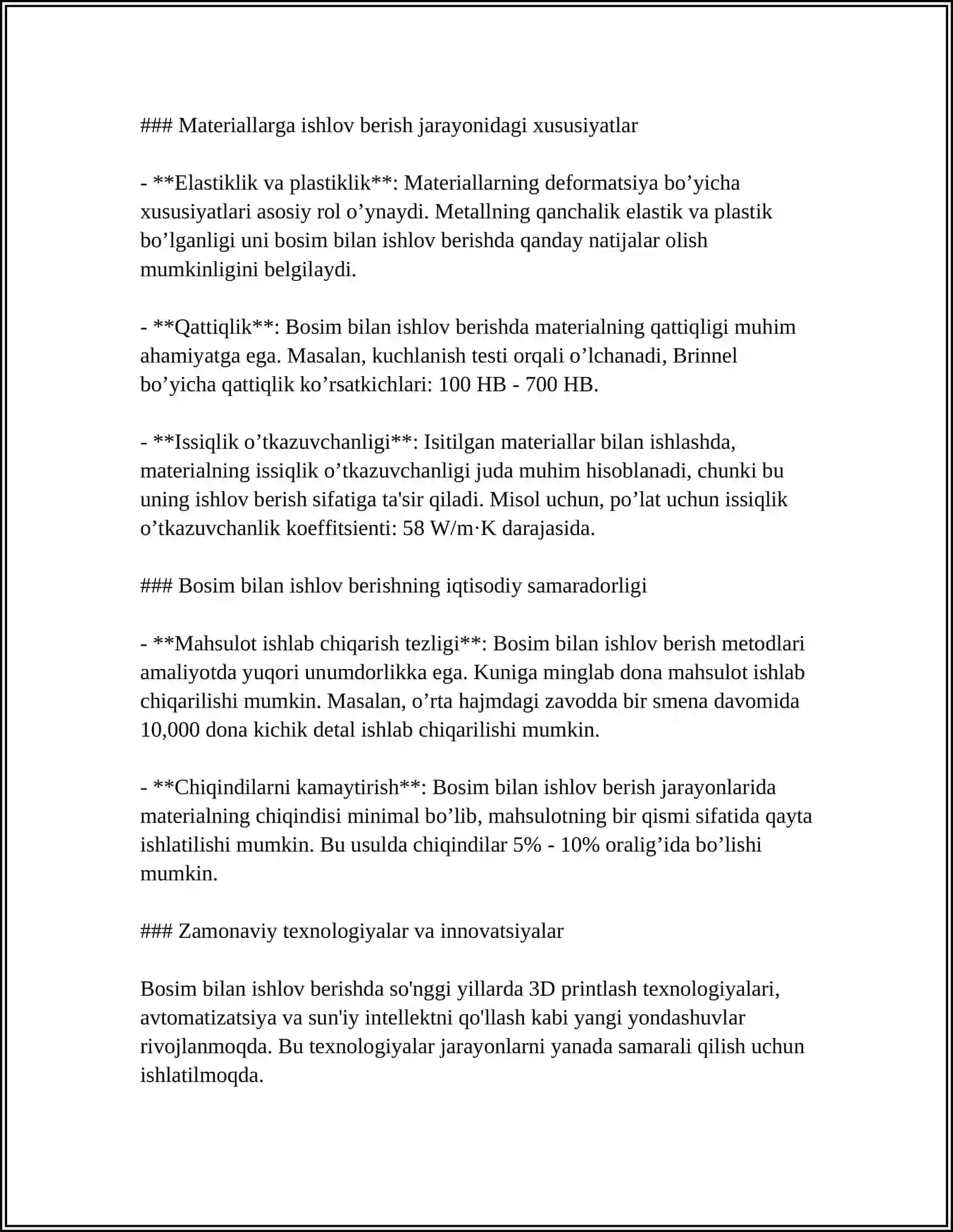 BOSIM BILAN ISHLOV BERISH TEXNOLOGIYASI 4