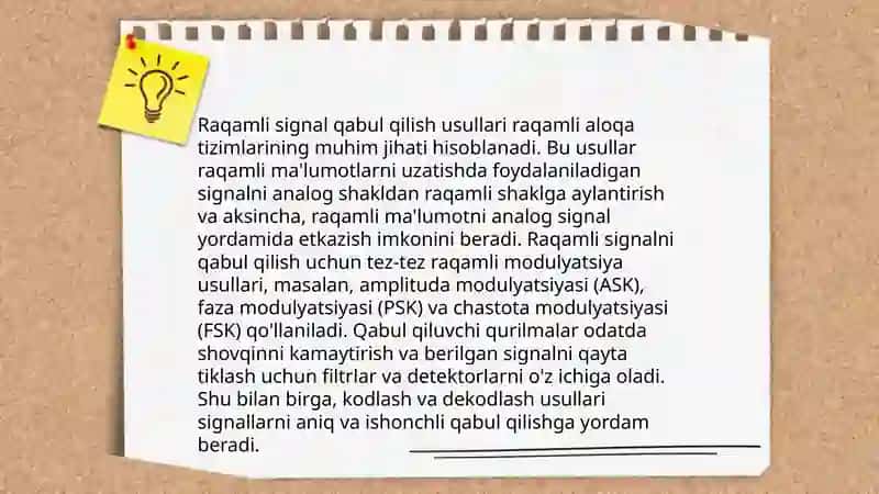Analog va raqamli signallarni uzatish va qayta ishlash 4