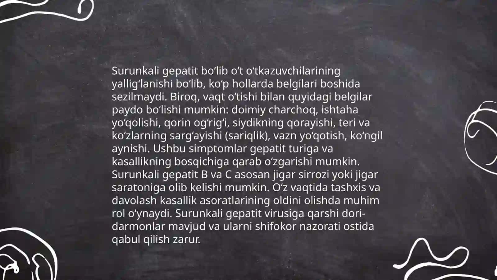 Surunkali gepatitlar 4