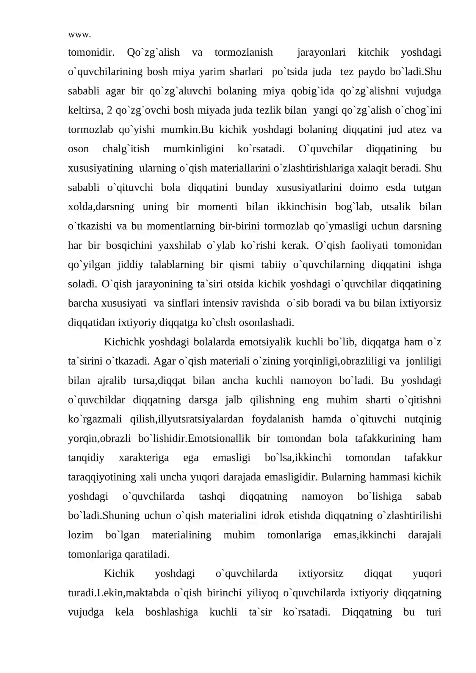 Kichik maktab yoshi davri 4