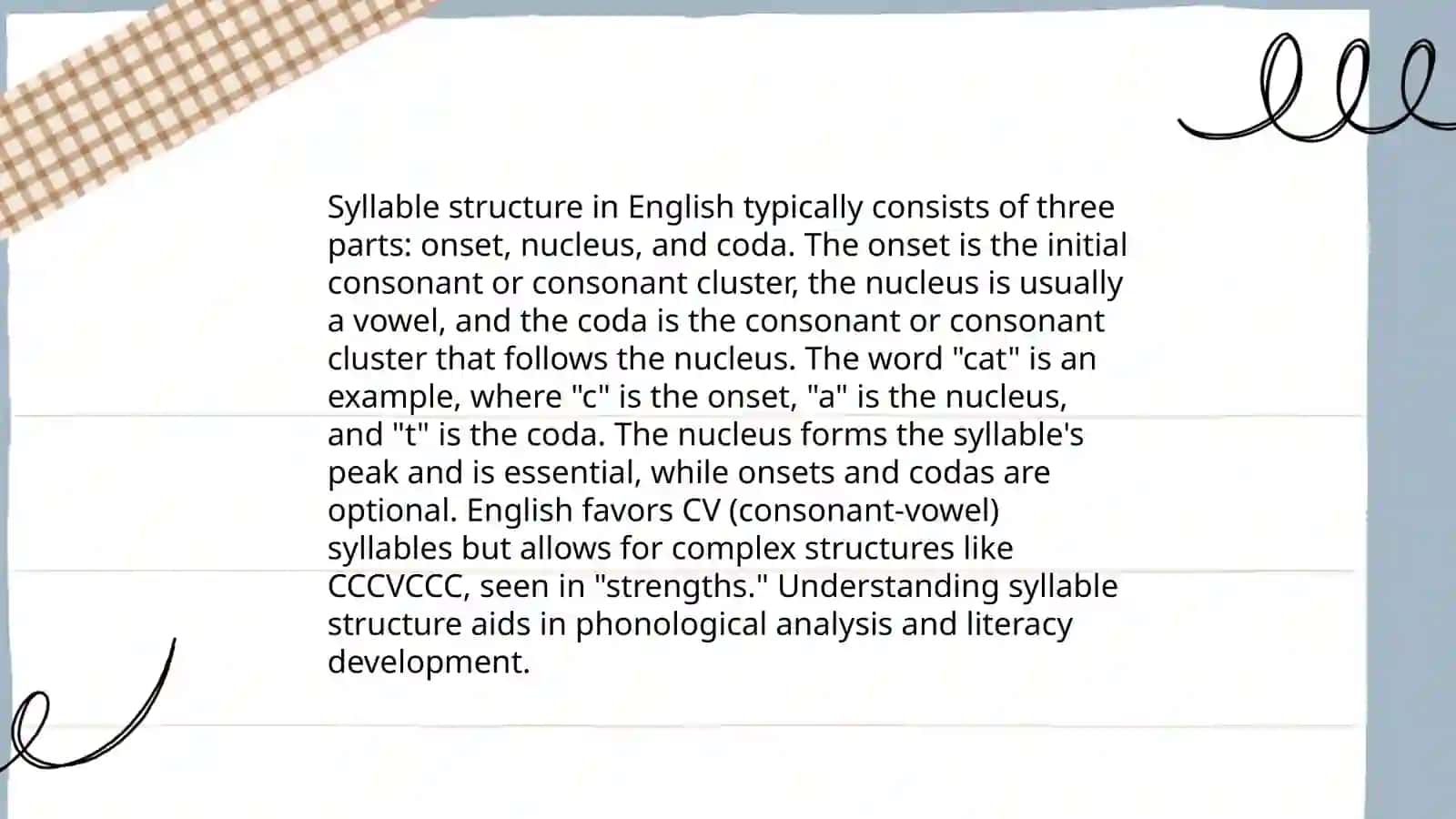 Phonology 4