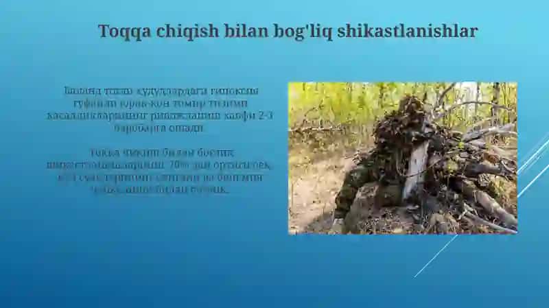 Tog'li hududlarda xizmat qilayotgan harbiy xizmatchilarda uchraydigan terapevtik kasalliklar 4