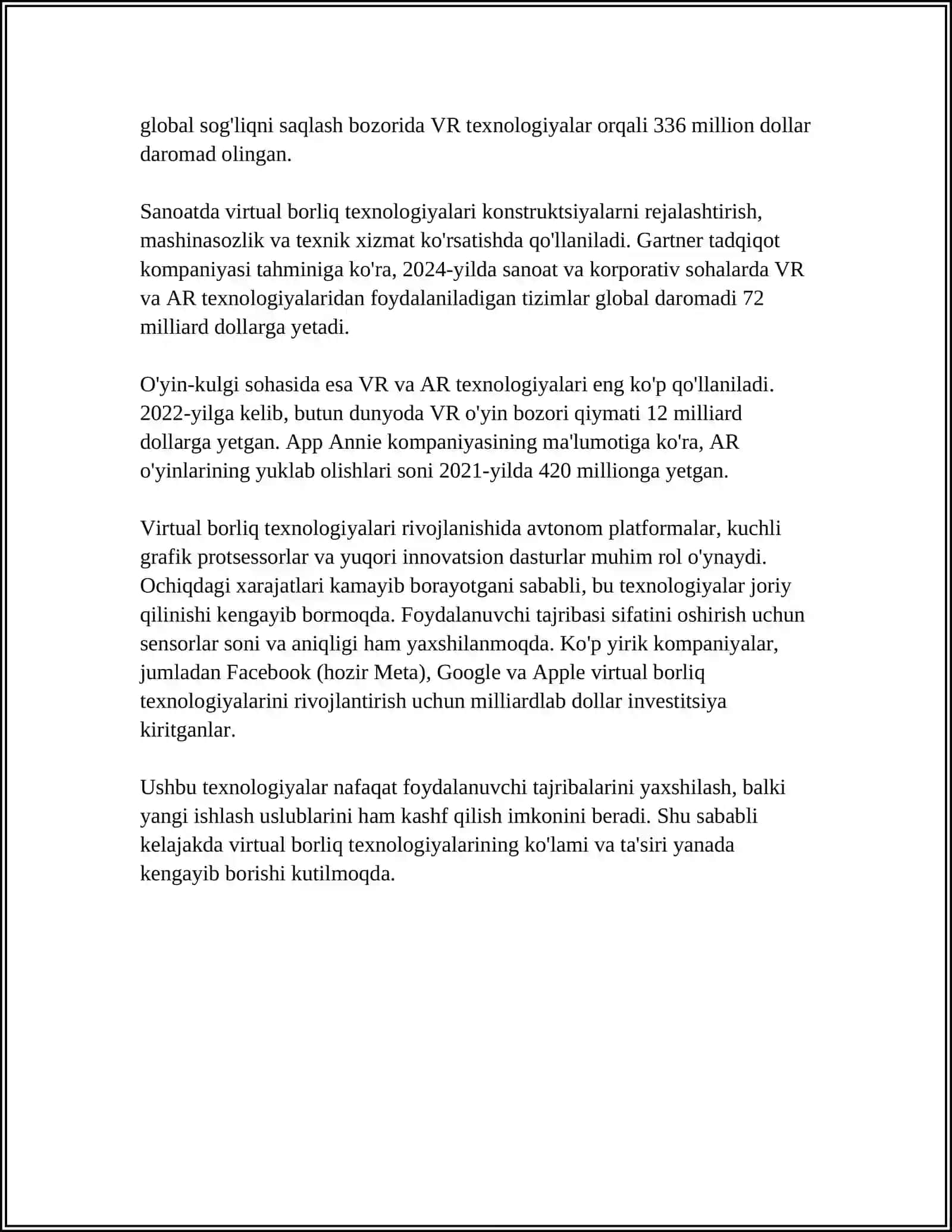 VERTUAL BORLIQ 4