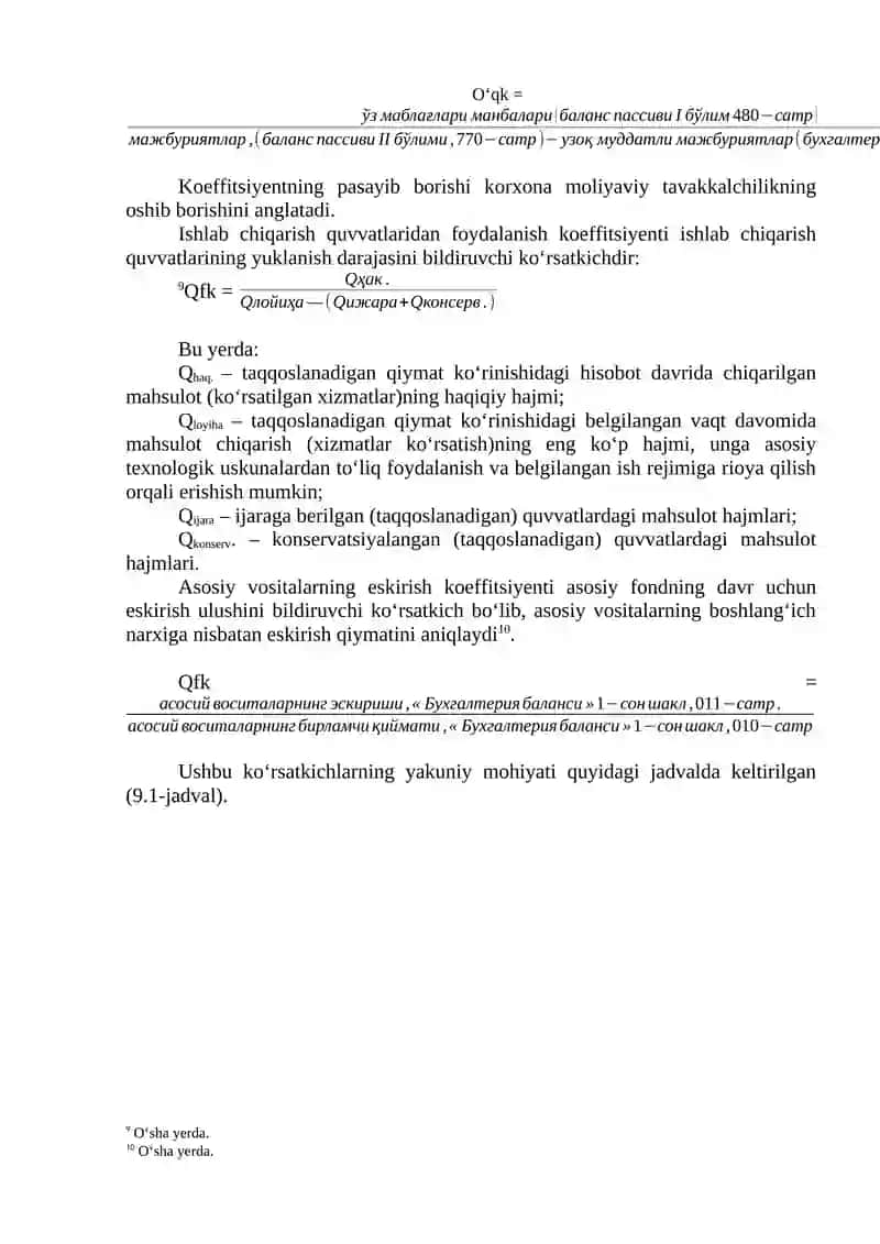 Lizingga oluvchini tanlashda moliyaviy tahlilning o‘ziga xos xususiyatlari 4