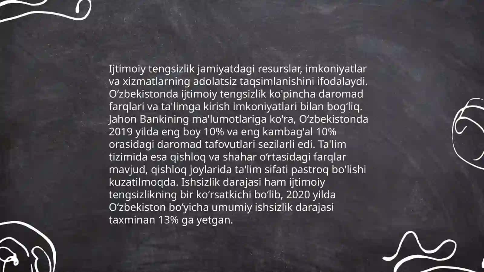 Daromadlarning taqsimlanishi, tengsizlik va qashshoqlik 4
