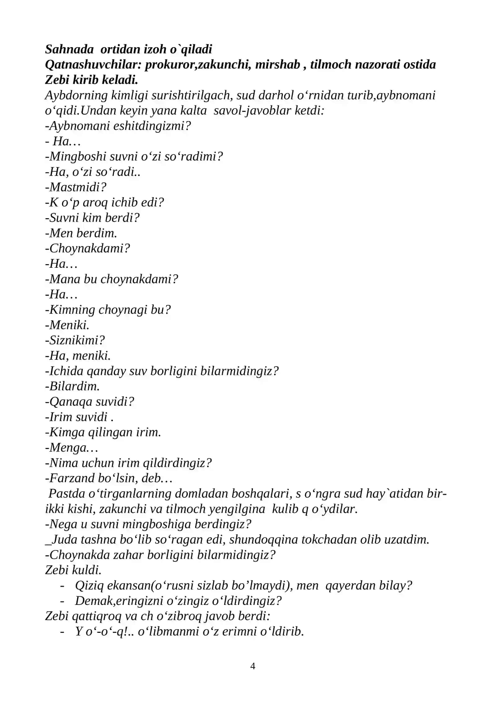 “Til bilgan - el bilar” mavzusidagi tadbir dasturi 4