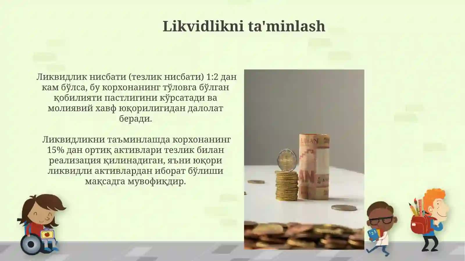 Asosiy va aylanma kapital doiraviy aylanishining moliyaviy jihatlari 4