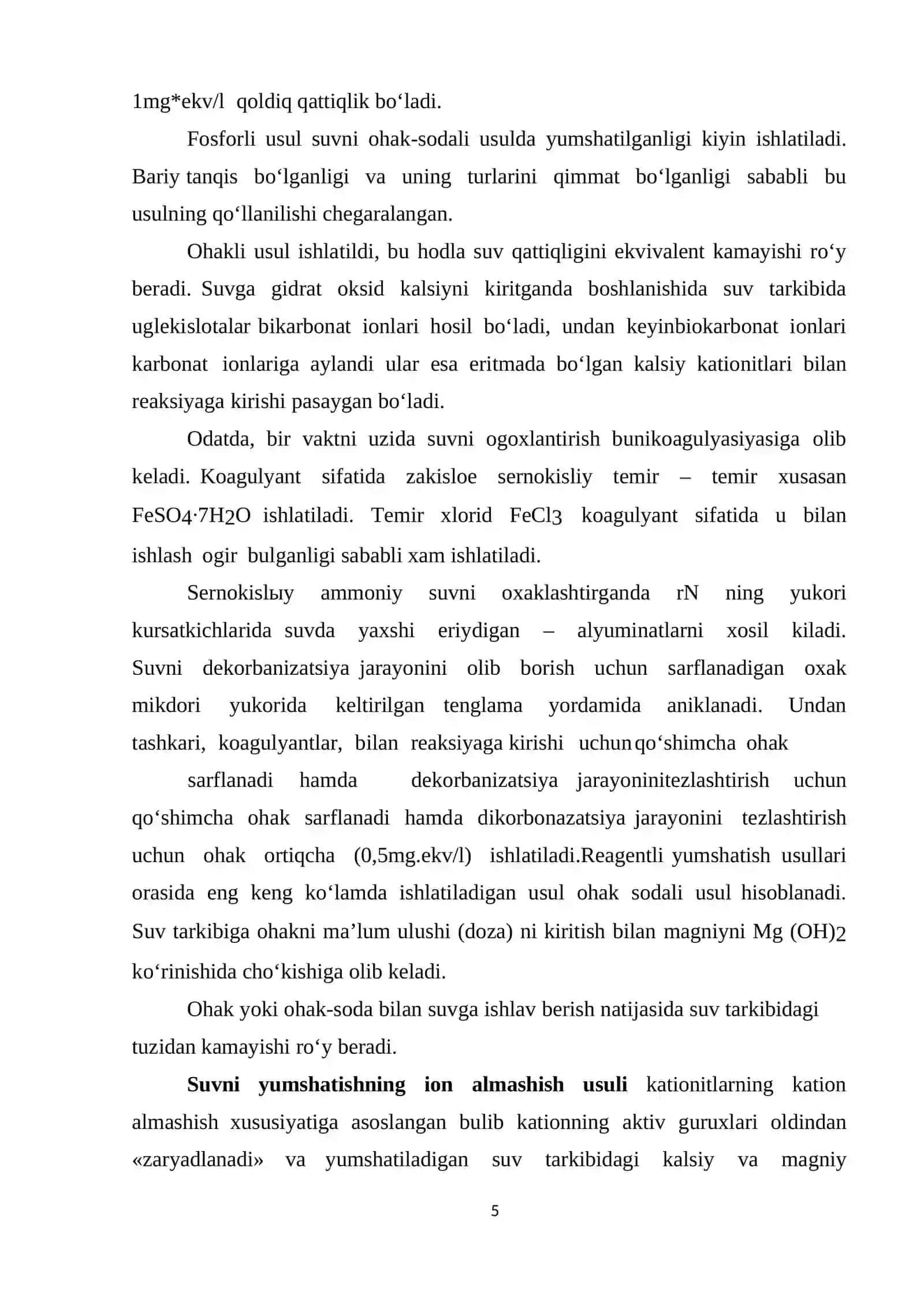 Suvning Qattiqligi Uni Yumshatishning Texnikadagi Ahamiyati 4