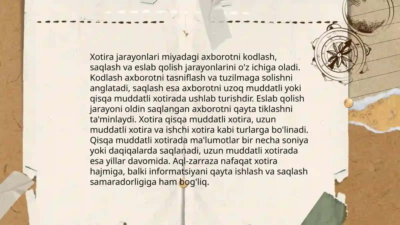 Xotira va Xayol 4