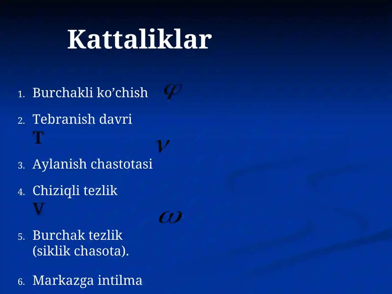 Egri chiziqli harakat 4