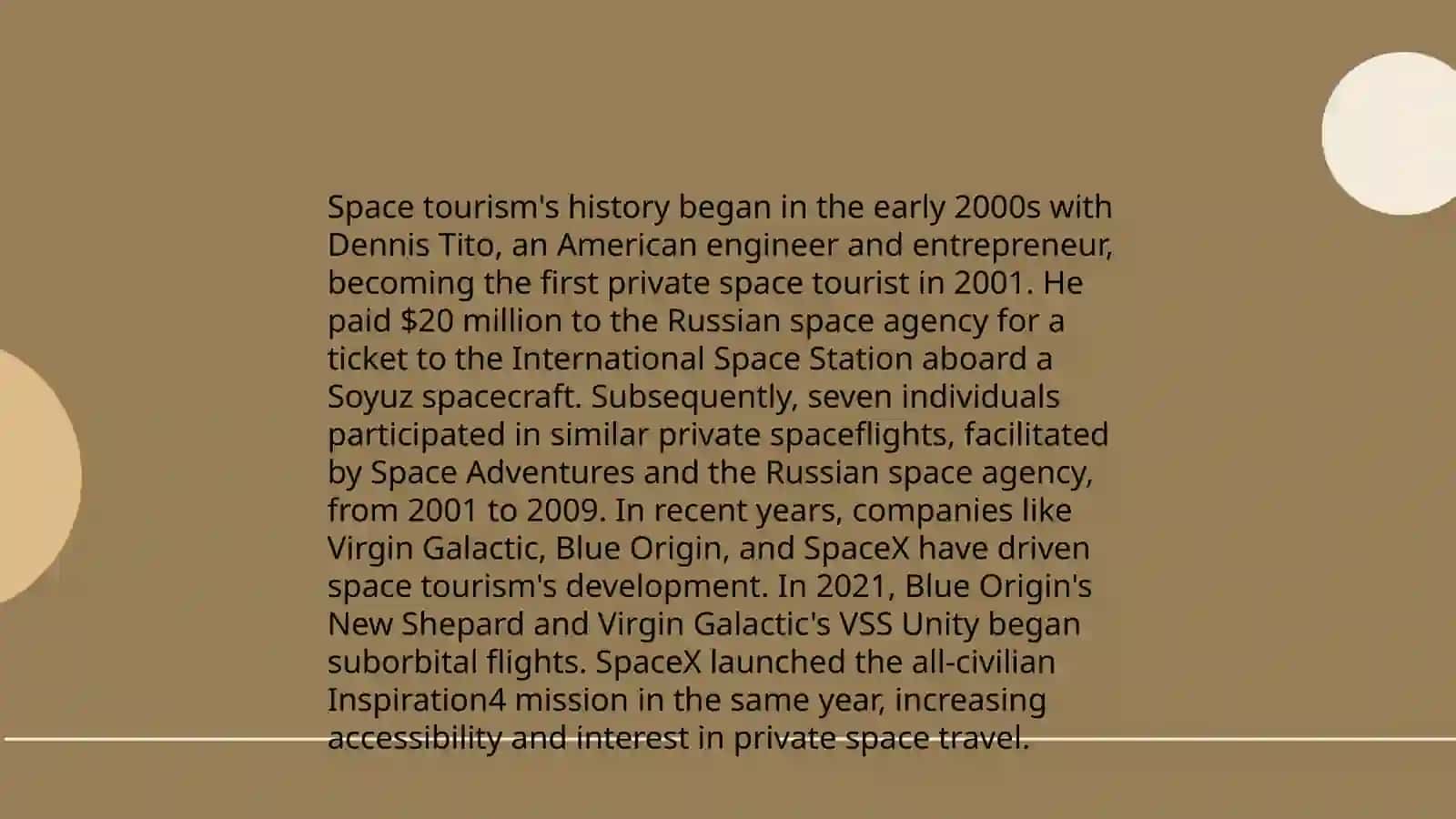 Space Tourism Presentation 4