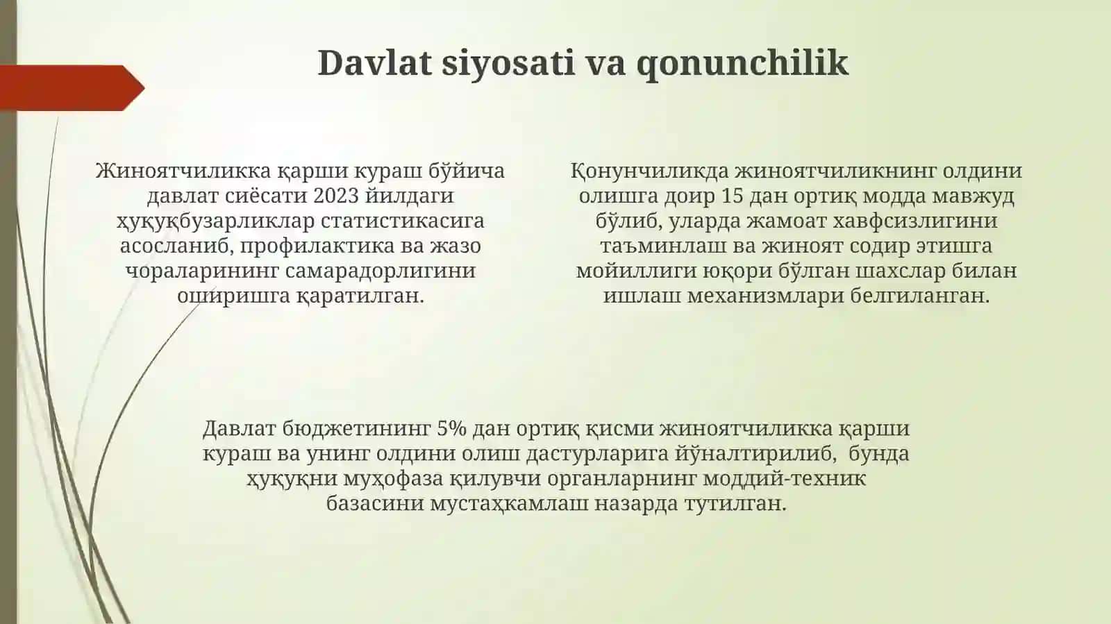 Jinoyatchilikka qarshi kurashning ilmiy bashorati va rejalashtirilishi 4