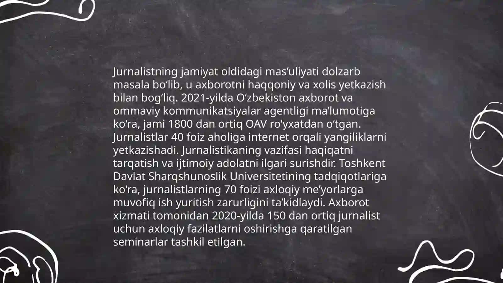 Axborot tarqatishning axloqiy me’yorlari 4