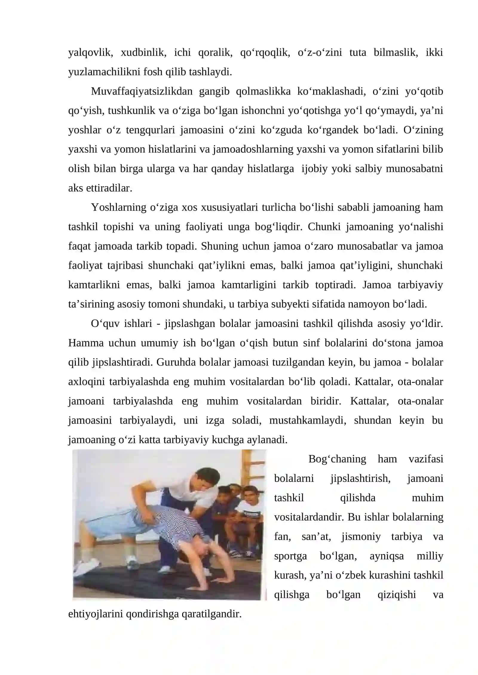 Bog‘cha jamoasining bolaga tarbiyaviy ta’sir ko‘rsatish imkoniyati 4