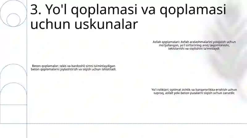 Yo'L Qurilish Mashinalari Va Jihozlarini Yo'L Qurilishda Qo'Llanilishi 4