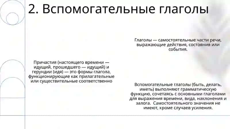 Глагол как самостоятельная часть речи 4
