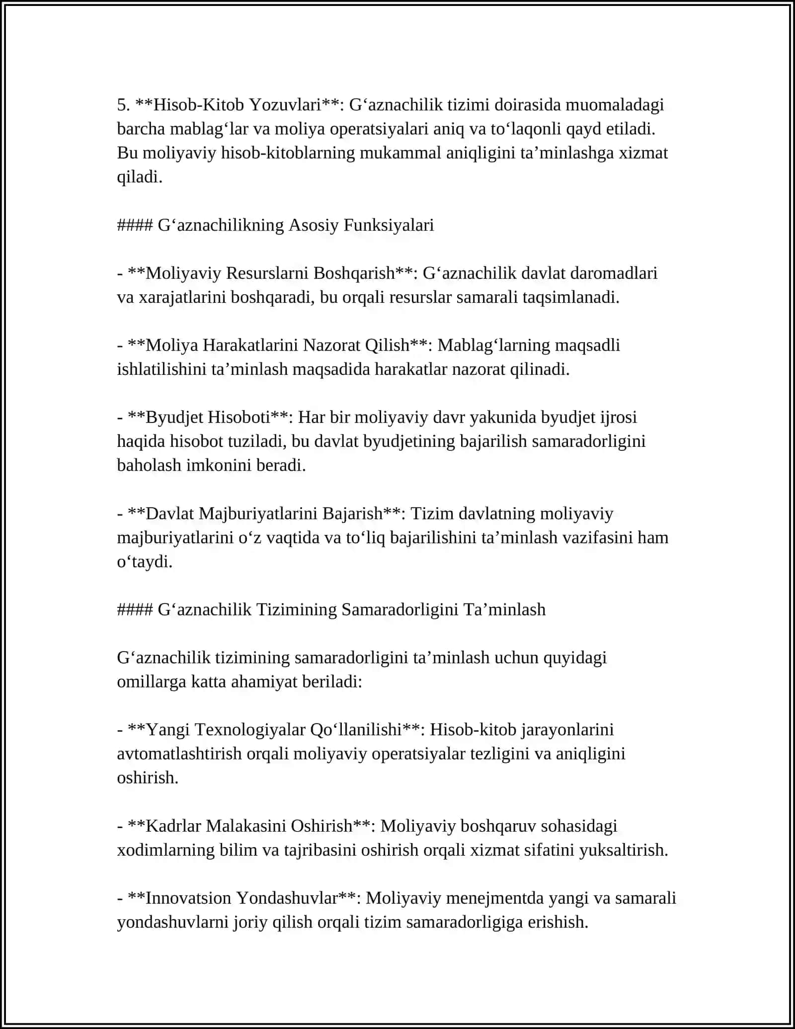 GʻAZNACHILIKDA BUDJET TASHKILOTLARI XARAJATLAR SMETASI 4