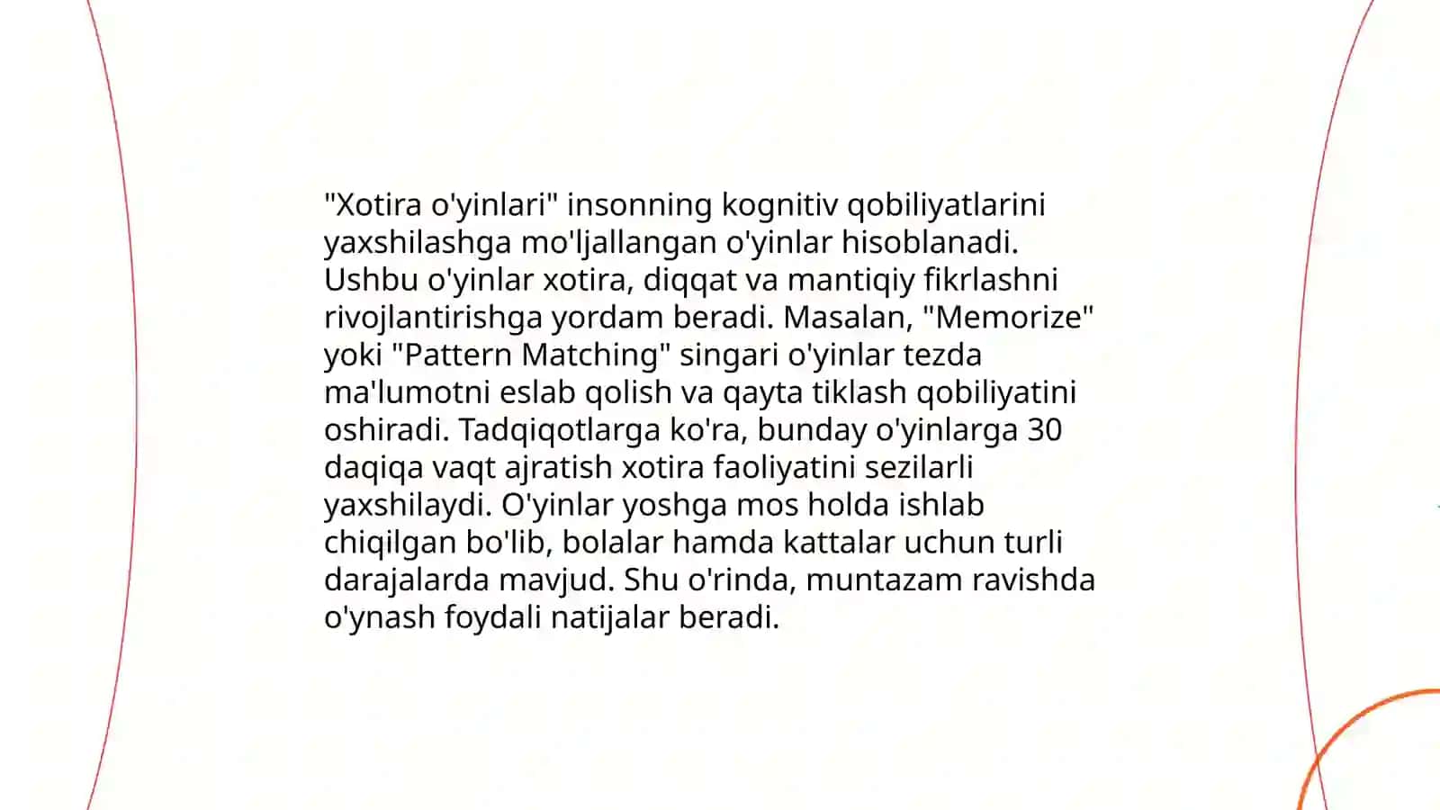 Xotira kuchi 4